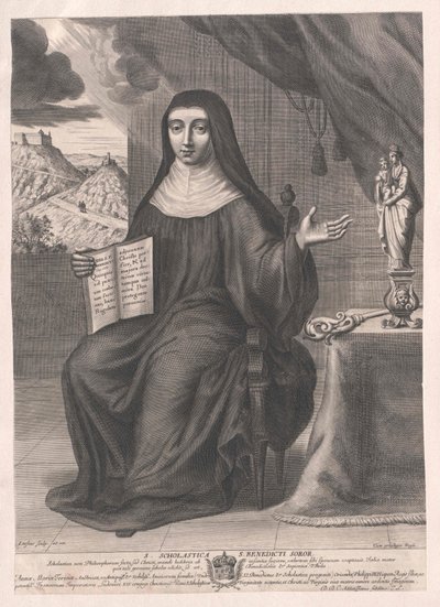 Sankt Scholastika af Artist Unknown