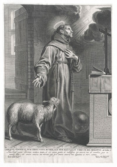 Den hellige Frans af Assisi af Artist Unknown