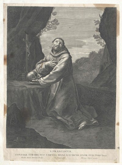 Den hellige Frans af Assisi af Artist Unknown