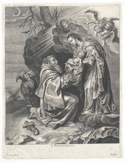 Den hellige Frans af Assisi af Artist Unknown