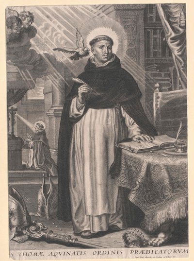 Sankt Thomas af Aquino af Artist Unknown