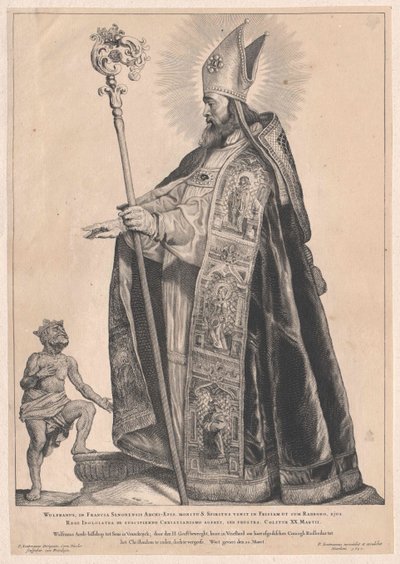 Sankt Wulfram af ældre dato af Artist Unknown