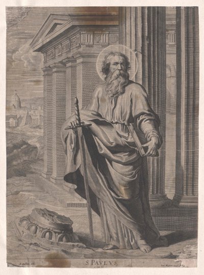 Den hellige apostel Paulus af Artist Unknown