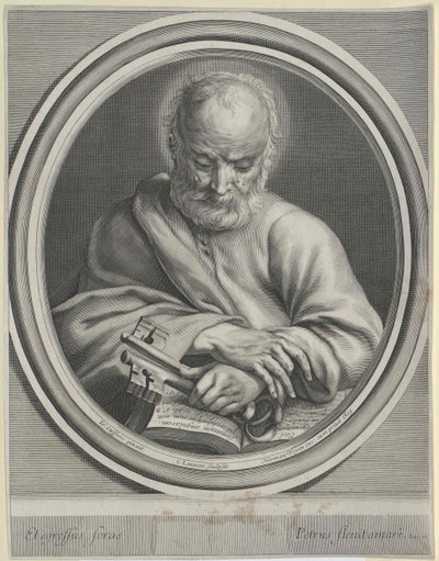 Den hellige apostel Peter af Artist Unknown