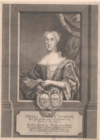 Sibylla Marta afslutter sit arbejde af Artist Unknown
