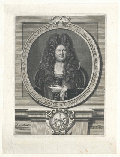 Sigismund Elijah Holzschuher af Aspach og Thalheim af Artist Unknown