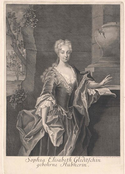 Sophia Elisabeth Huebner af Artist Unknown