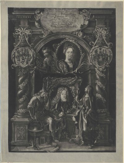 Susanna Dorothea von Eybiswald (print) af Artist Unknown