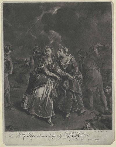 Susanna Maria Cibber af Artist Unknown