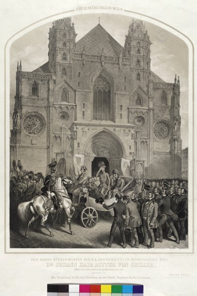 Den 12. marts 1853 i Wien af Artist Unknown