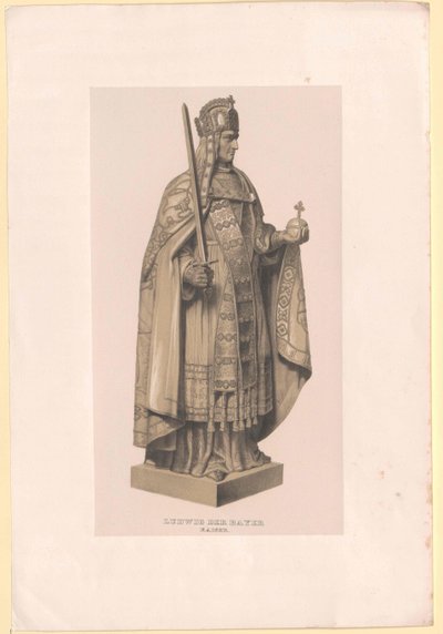 Den bayerske kejser Louis IV af Artist Unknown