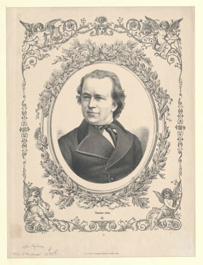 Theodor Edward Lobe (print) af Artist Unknown