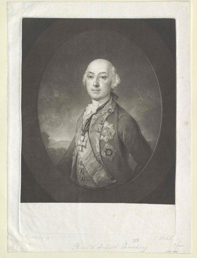 Victor Amadeus prins Anhalt-Bernburg-Schaumburg-Hoym af Artist Unknown