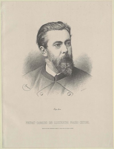 Wilhelm Jensen af Artist Unknown