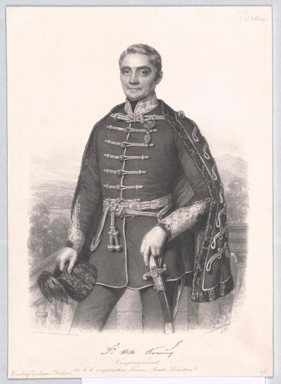 Wilhelm Theodor Konecny af Artist Unknown