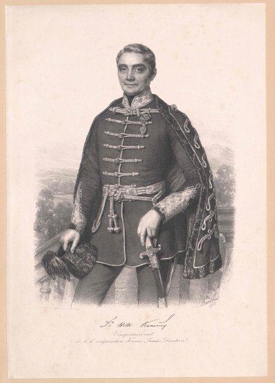 Wilhelm Theodor Konecny af Artist Unknown
