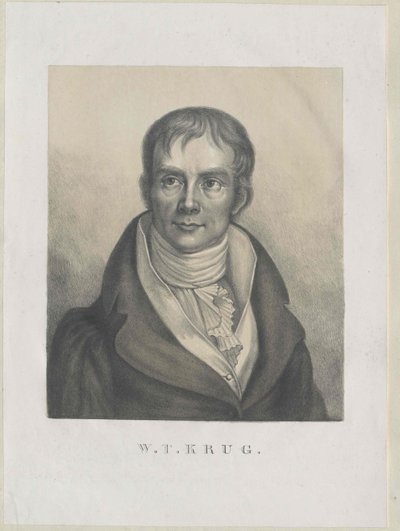 Wilhelm Traugott Krug af Artist Unknown