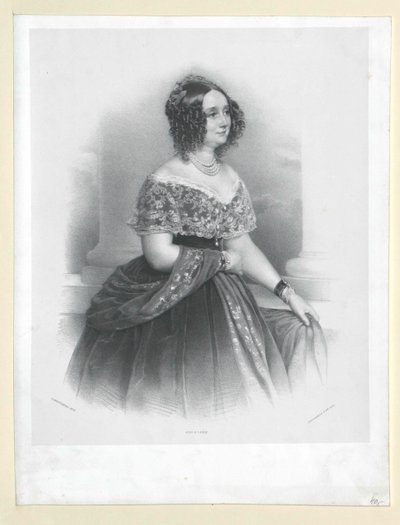 Wilhelmine grevinde Colloredo-Mannsfeld af Artist Unknown