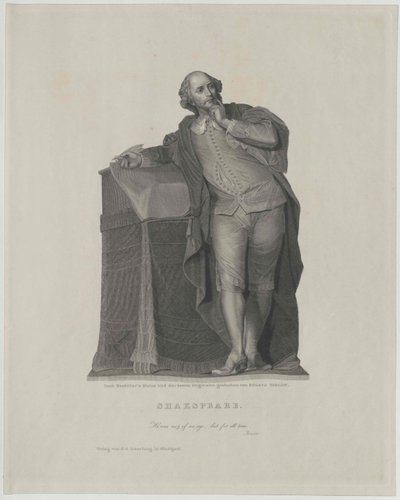 William Shakespeare af Artist Unknown