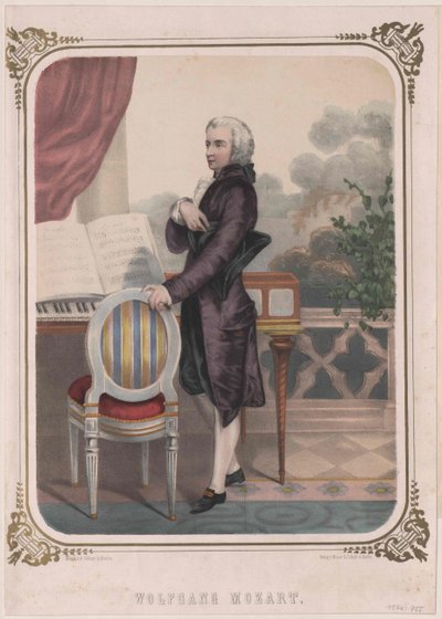 Wolfgang Amadeus Mozart af Artist Unknown
