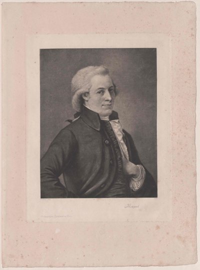 Wolfgang Amadeus Mozart af Artist Unknown