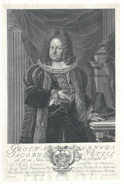 Wolfgang Jacob Nuetzel von Suendersbuehl af Artist Unknown