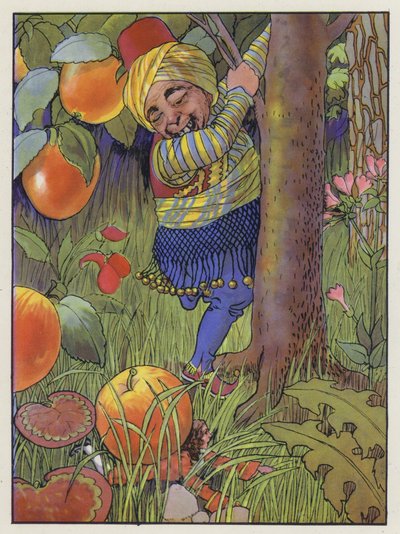 Illustration til Gullivers rejser af Jonathan Swift af Artus Scheiner