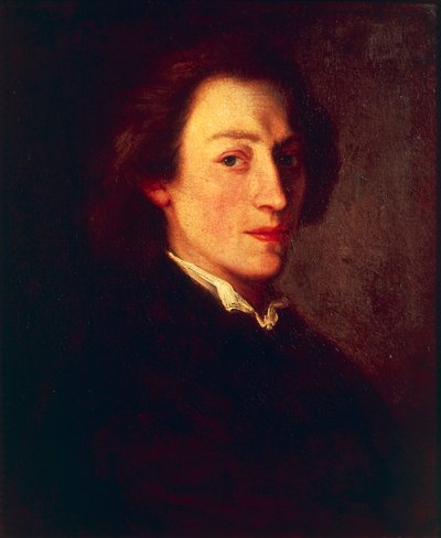 Frankrig, Versailles, Portræt af den polske komponist og pianist Frederic Chopin (1810 - 1849) af Ary Scheffer
