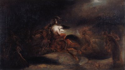 Lenore. De døde rejser hurtigt, ca. 1830. af Ary Scheffer