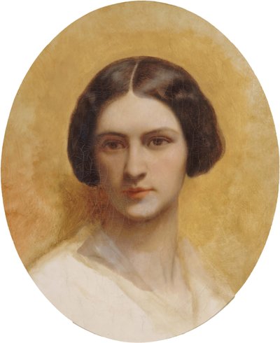 Portræt af Cornélia Marjolin-Scheffer, ca. 1850. af Ary Scheffer