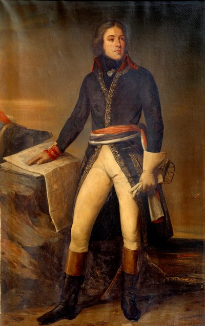 Portræt af general Lazare Louis Hoche (1768-1797) Maleri af Ary Scheffer (1795-1858) 1835 Paris, Musee de l