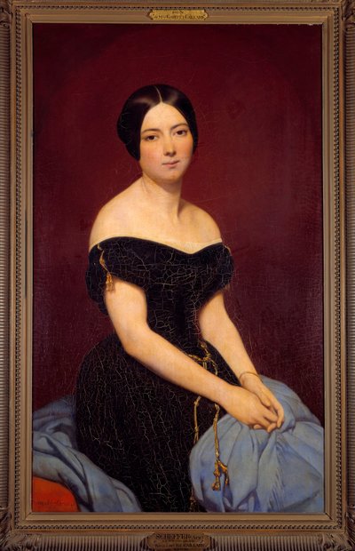 Portræt af Madame Edmond Caillard nee Sipierre Maleri af Ary Scheffer (1795-1858) 1842 Søn. 1,18x0,74 m Paris, Musee Carnavalet af Ary Scheffer