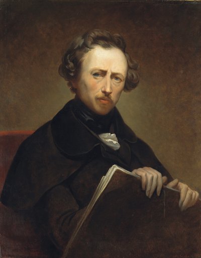 Selvportræt i en alder af 43, 1838. af Ary Scheffer