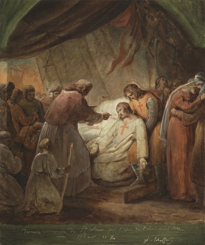Den hellige Ludvigs sidste nadver af Ary Scheffer