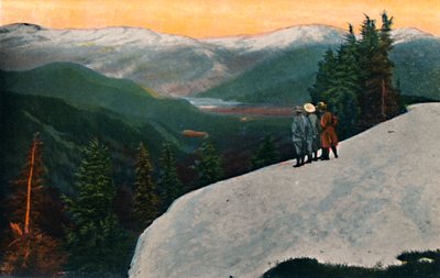 Ser ned fra Mount Rainier, c1916 af Asahel Curtis
