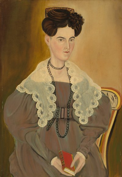 Hannah Fisher Stedman, 1833. af Asahel Powers