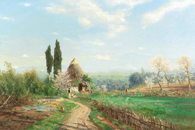 Forår i Campagna af Ascan Lutteroth