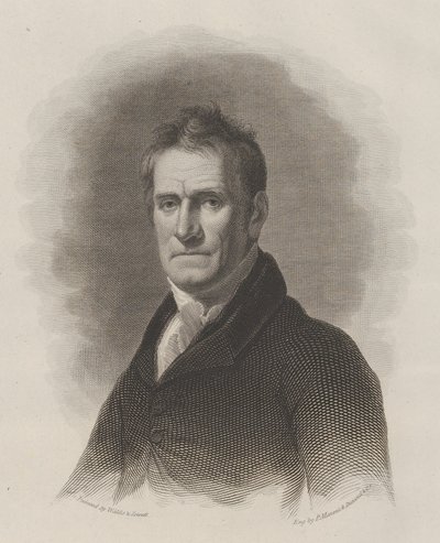 Cadwallader David Colden, borgmester i New York City, ca. 1825 af Asher Brown Durand