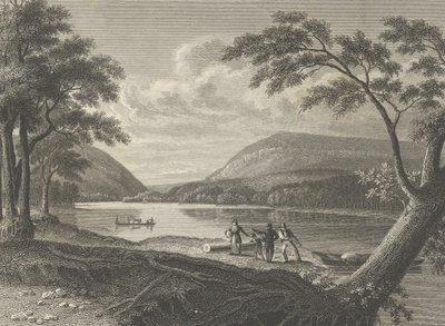 Delaware Water Gap, 1830. af Asher Brown Durand