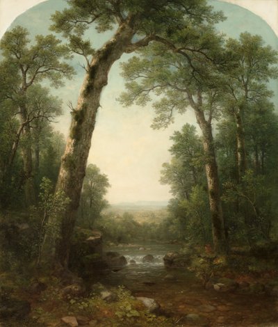 Forest Stream med Vista, 1872. af Asher Brown Durand