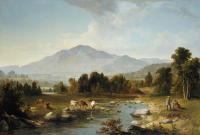 Højdepunkt: Shandaken-bjergene, 1853. af Asher Brown Durand