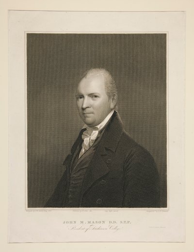 John M. Mason, D.D., S.T.P., præsident for Dickinson College af Asher Brown Durand