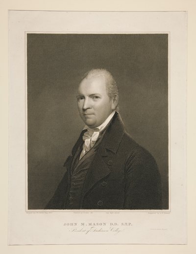 John M. Mason, D.D., S.T.P., rektor ved Dickinson College af Asher Brown Durand