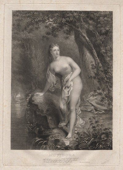 Musidora af Asher Brown Durand