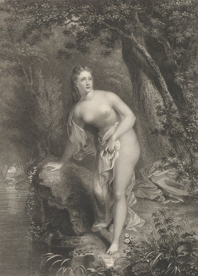 Musidora, 1825. af Asher Brown Durand
