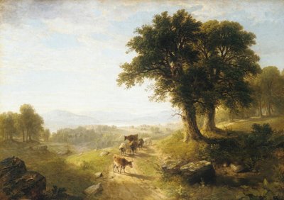 Flodscenen af Asher Brown Durand