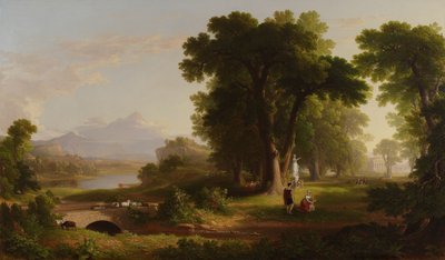 Livets morgen, 1840 af Asher Brown Durand