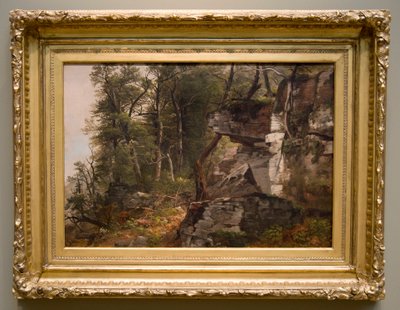 Træer på en klippeskråning, ca. 1849. af Asher Brown Durand