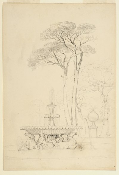 Udsigt over Hippocampus-fontænen -Fontana de