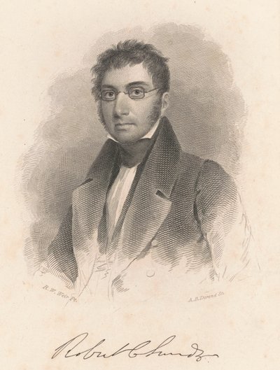 Robert C. Sands af Asher Brown Durand, after Robert Weir